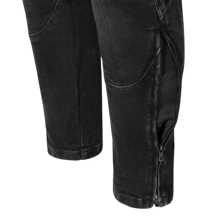 Blugi moto SECA Square II negru/washed