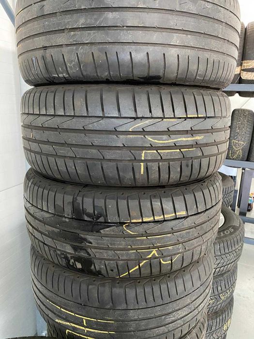 Jante originale Audi 17' A4 B9/B8  + anvelope vară Hankook A3, A5, A6