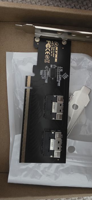 NFHK PCI-E 3.0 4.0 to SFF-8654 Slimline SAS Card Adapter