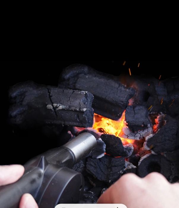 Мини портативный ручной механичиски ветилятор для барбекю и пекника