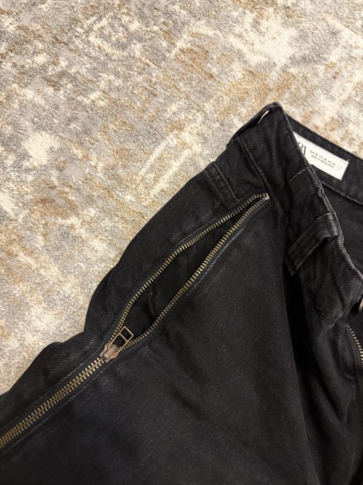 zara flared zip флейред