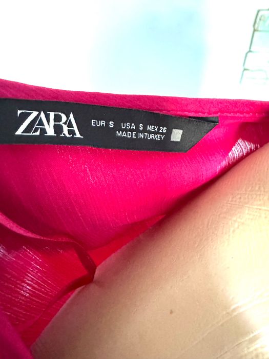 Zara cămașă fucsia