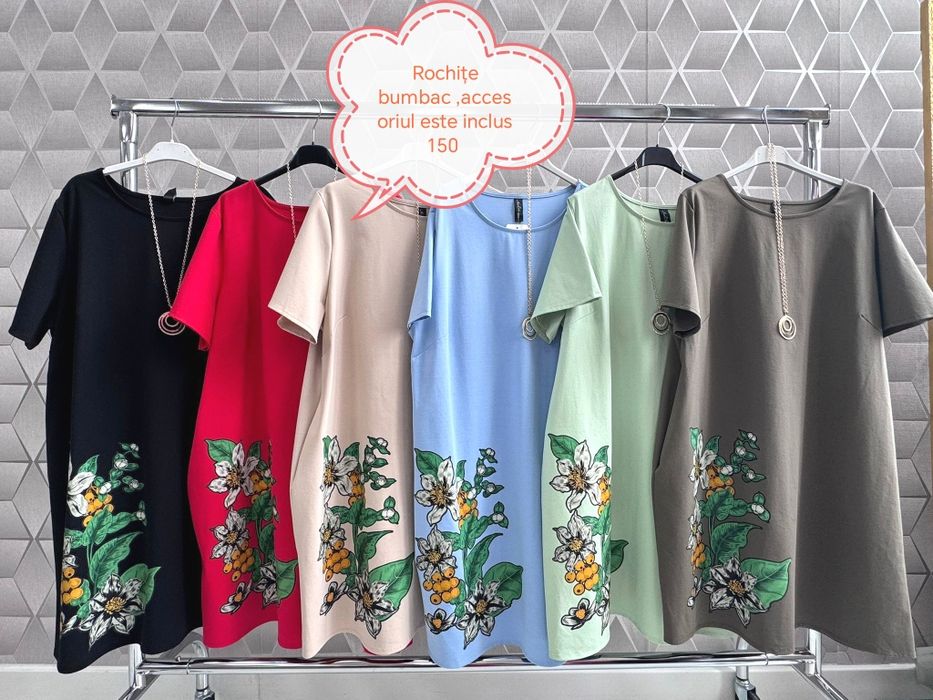 Rochie de vara cu imprimeu