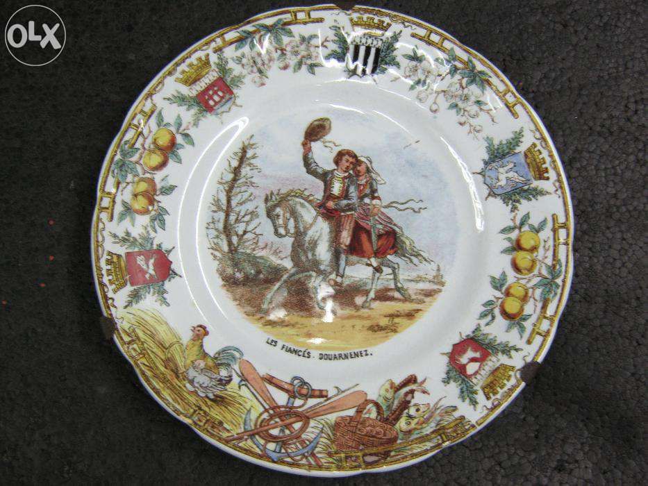 Farfurie,superba,rara,manufactura SARGUEMINES 1870