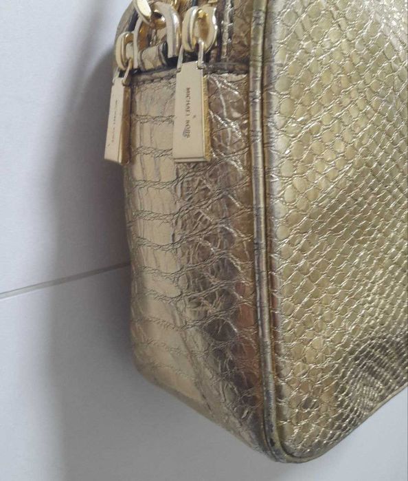 Michael Kors Gold Bag / Брендовая сумка на плечо
