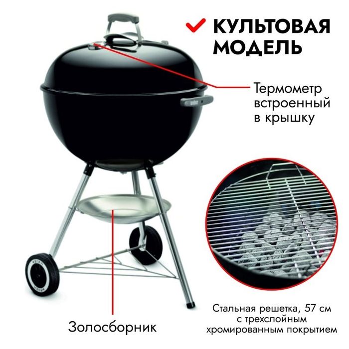 Продам новый угольный гриль WEBER.