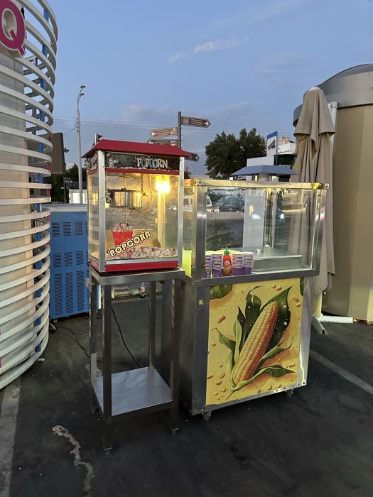 Joxori va popkorn aparat sotiladi