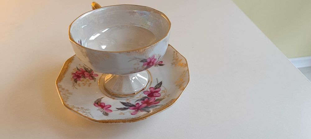 Винтиж чаша с чинийка