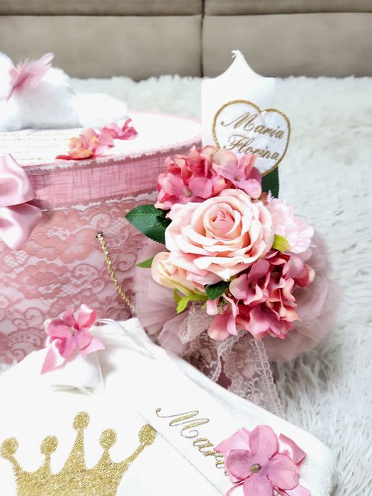 Trusouri botez  personalizate prin broderie