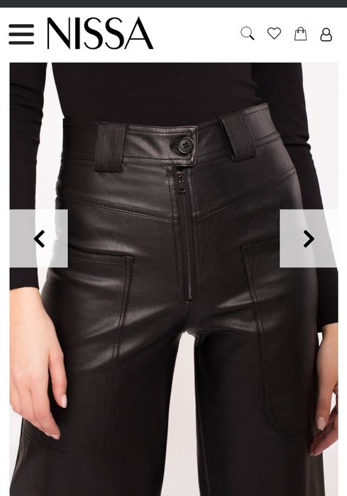 Pantaloni culotte piele ecologica Nissa