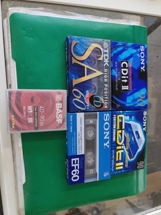 Нови аудио касетки хромни dat sony tdk