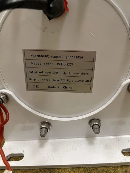 Перманентен Магнит Генератор 6 KW 220v