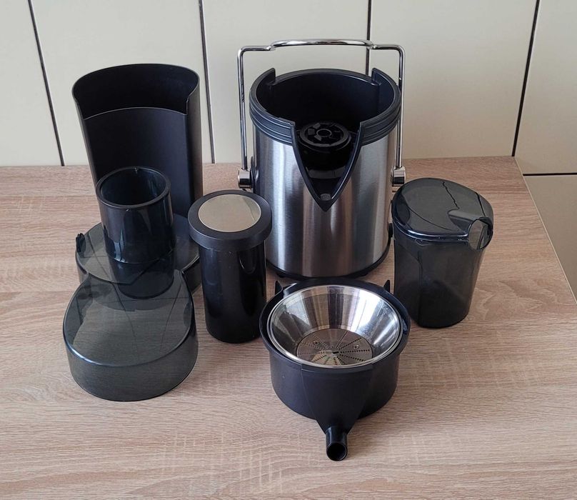 Storcator fructe si legume Europro 500W inox, puternic si compact