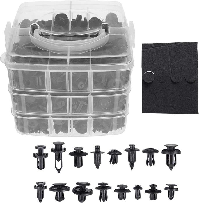 Комплект универсални щипки за Автомобил - 625 броя.