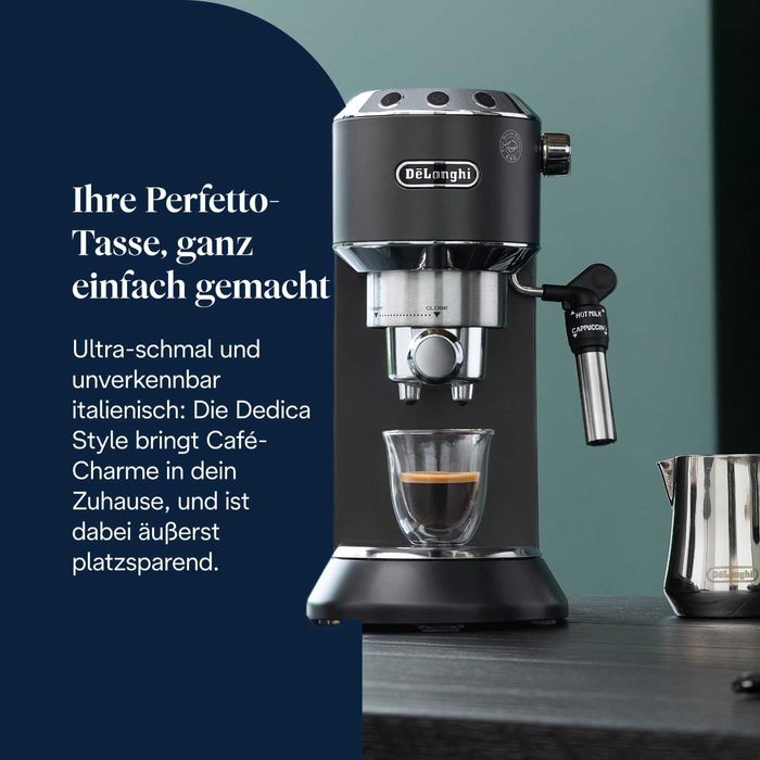 Кафемашина еспресо De'Longhi Dedica Style EC 685.BK Черна
