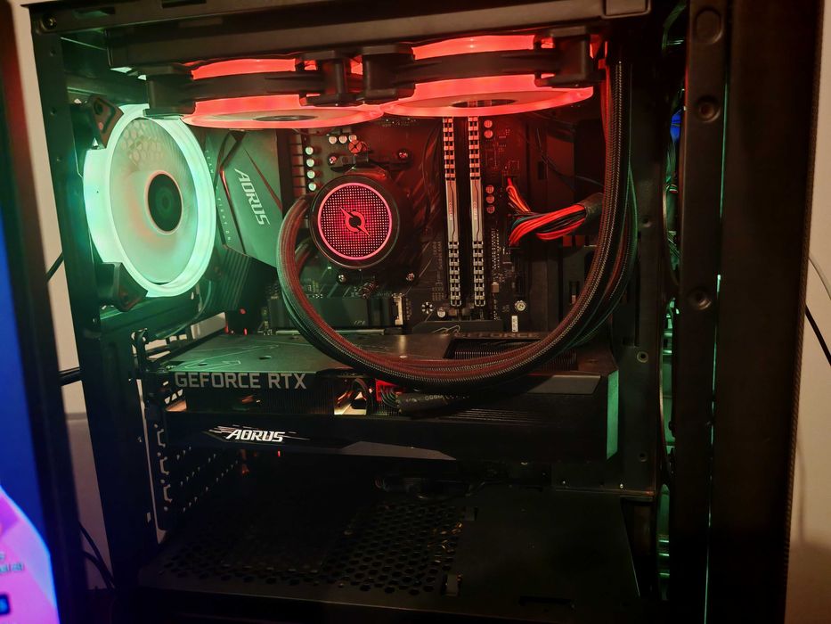 Monitor 180hz AOC + PC Gaming ddr4 Ryzen 7, 32 gb Ram, RTX 3060 ti