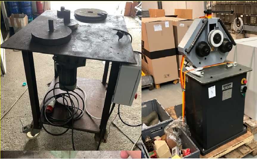 Masina de indoit profile cu rotire dupa matrita