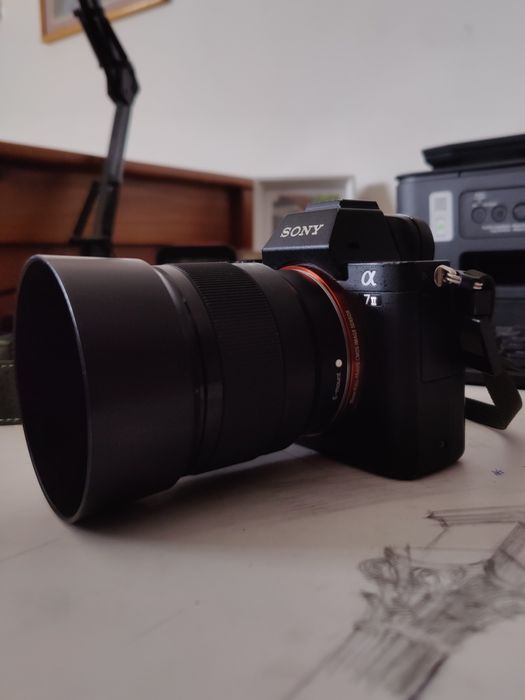 Sony A7II cu obiectiv Sony FE 1.8/50mm-vand urgent