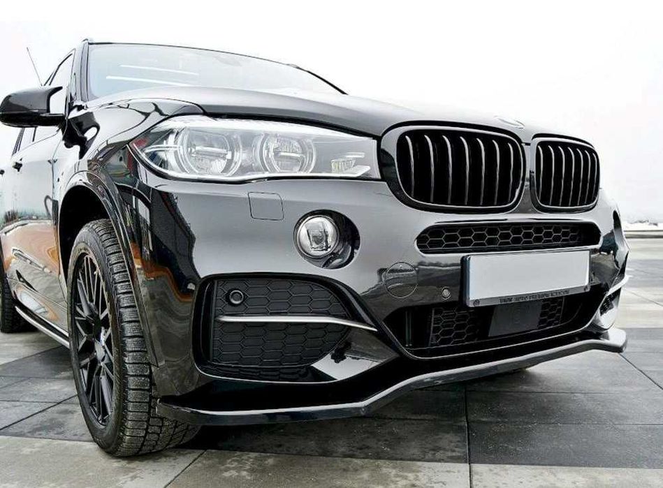 Преден лип спойлер за бмв х5 ф15 / bmw x5 f15 lip spoiler