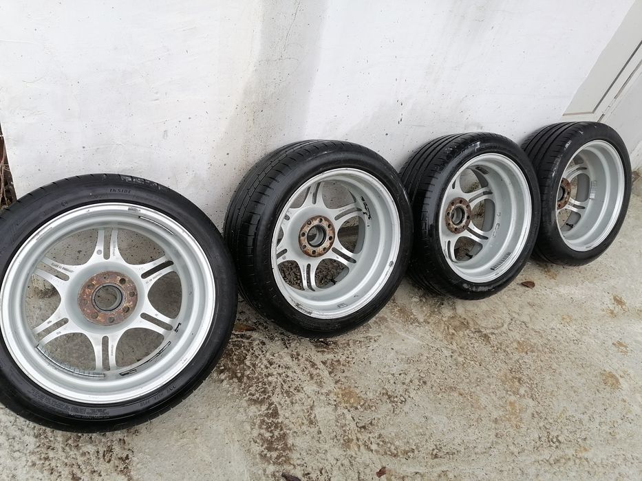 Джанти 4х114.3 17" с много добри гуми Дънлоп