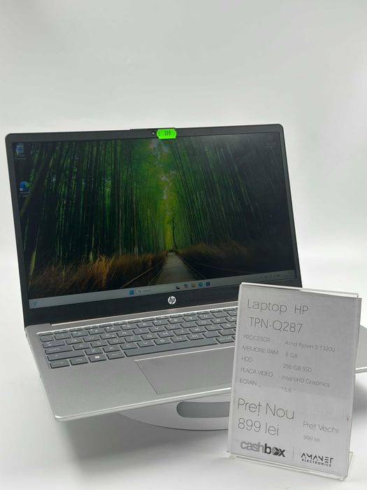 Laptop Hp AMD RYZEN 3 8GB RAM SSD 256GB Garantie 24 Luni CashBox