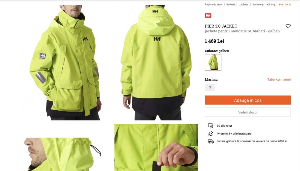50% Geaca HELLY HANSEN NOUA, model "Pier 3.0 Jacket