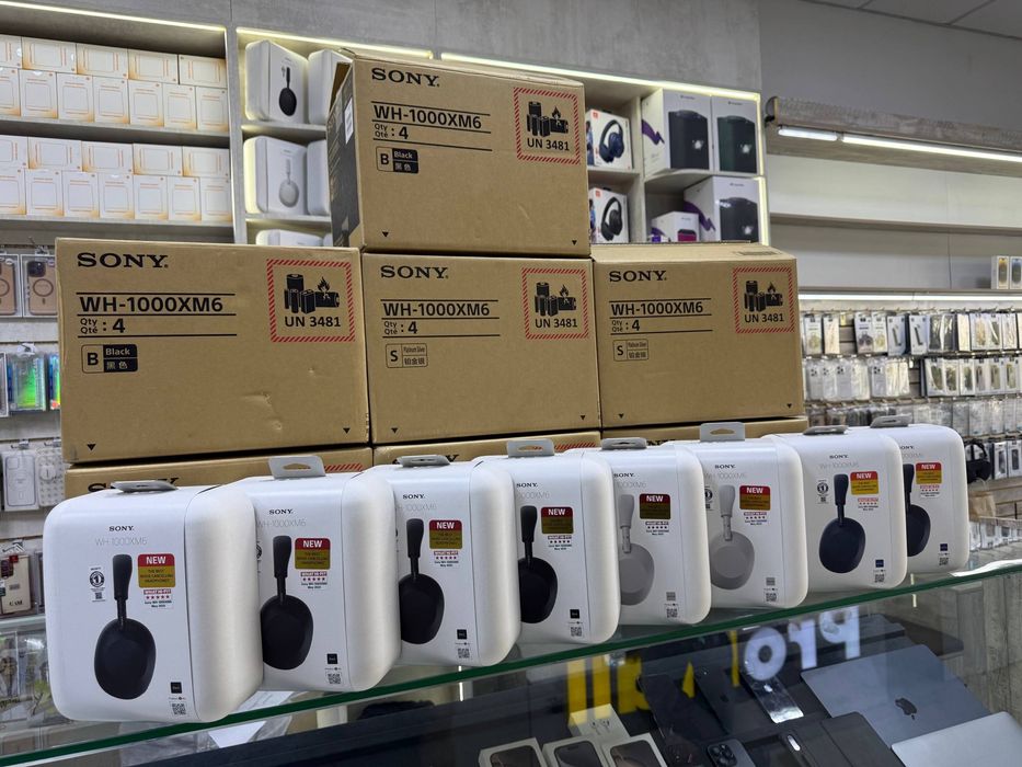 Sony WH-1000XM6. 1-yil kafolat.   OPTIMA