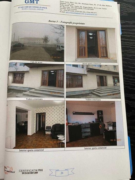 Vand spatiu comercial 64m patrati, Vladeni, Iasi.