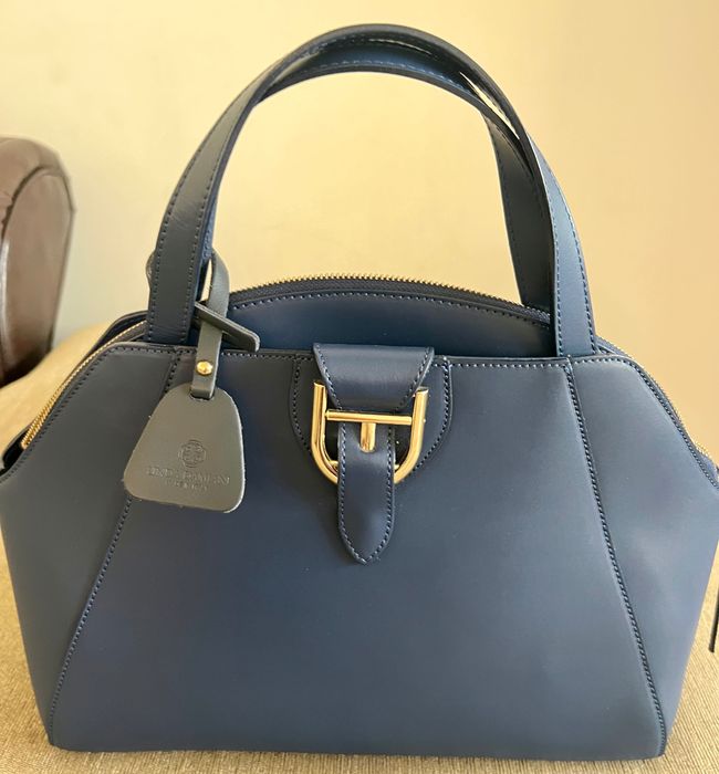 Синя Дамска чанта Linda DAMIANI