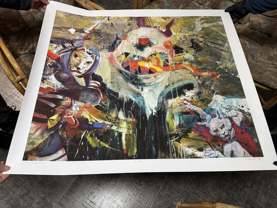 Литография Edgar Gomez 2021