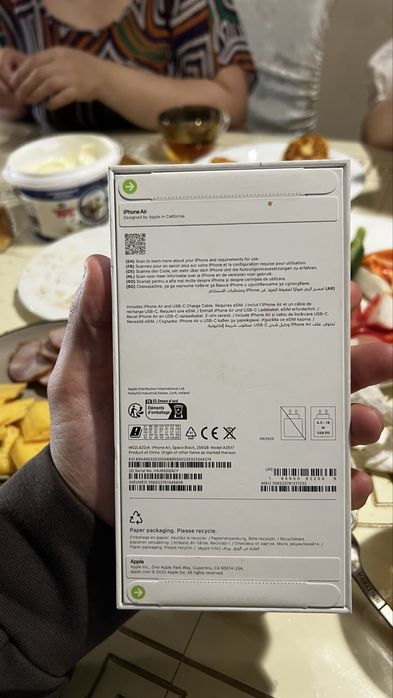 iPhone 17 air 256 черный