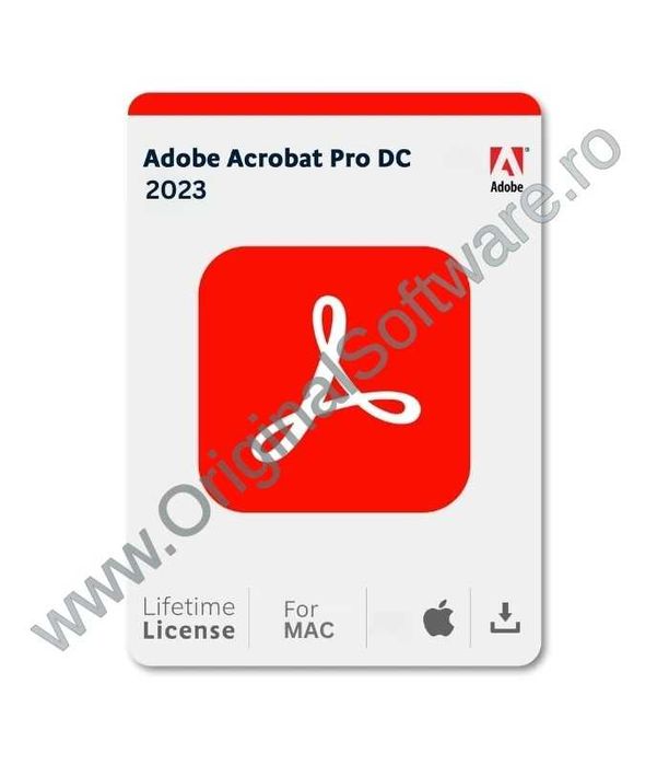 Adobe Acrobat PRO DC 2023 Mac OS Limba Română inclusa (Multilang&MacOS) Serial Key Licență Permanentă! (Comanda online pe siteul: originalsoftware.ro)