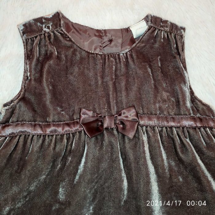 Сарафан велюровый H&M. *и539