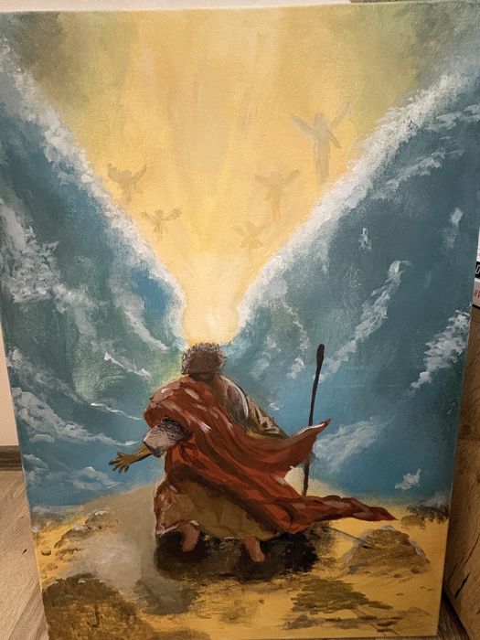 Tablou panza 50/70 cm cu moise