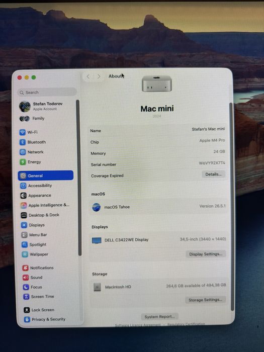 Mac mini M4 Pro 24GB RAM