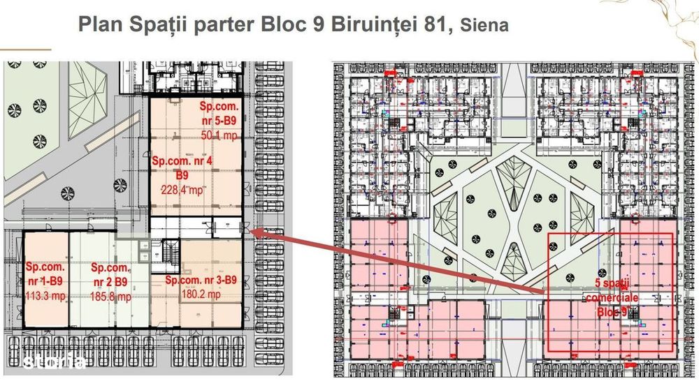 Spațiu comercial 112,3 mp | 81 Residence | Popești-Leordeni