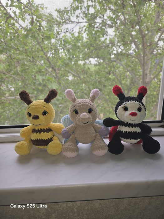 Вяжу на заказ игрушки из плюшевой пряжи