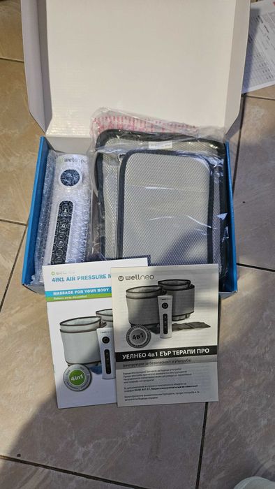 WELLNEO 4IN1 AIR PRESSURE MASSAGER-4 в 1 Масажор за пресотерапия