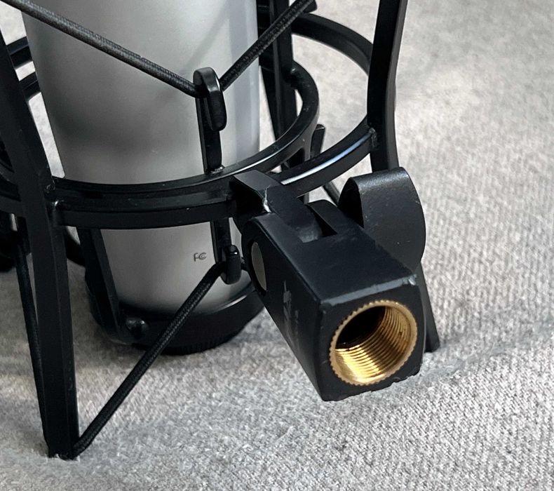 Microfon condensator USB Samson C01U cu shockmount LYX Pro MKS-1B