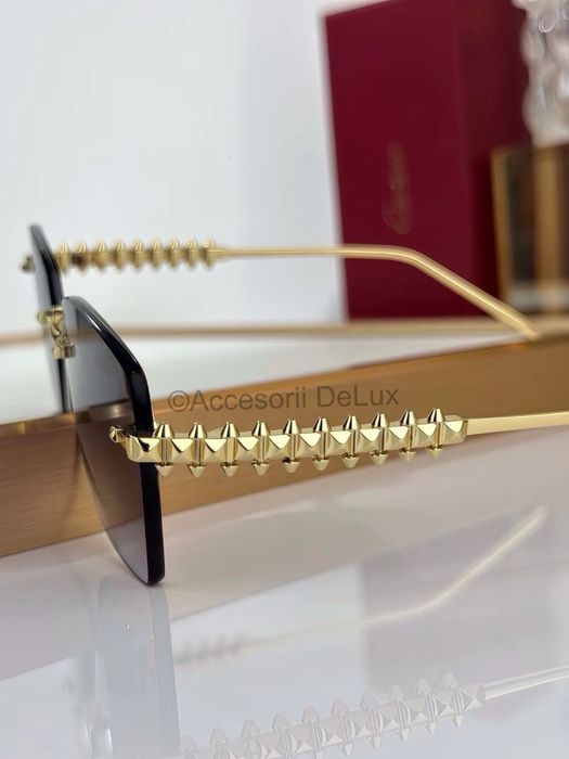 Ochelari de Soare Cartier CT0545S Polarised Noi Full Box Verificare Colet Gold