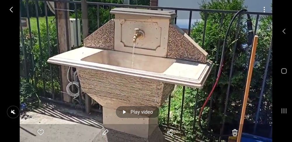 Градинска мивка свободностояща