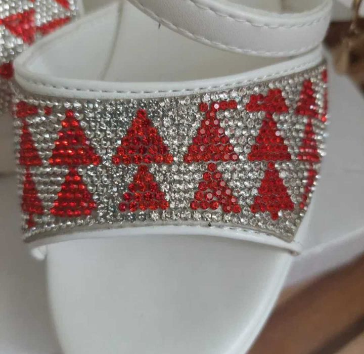 Sandale casual talpă înaltă cu pietricele