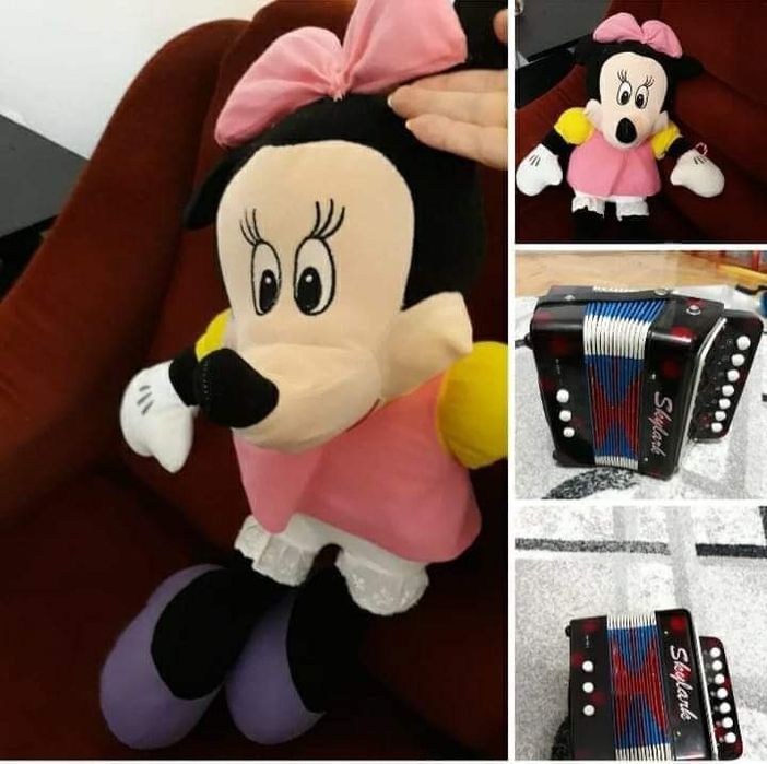 Детски играчки _ акордеон,Мики Маус и слонче_ люлка