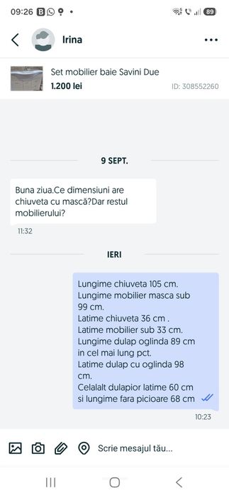 Set mobilier baie Savini Due