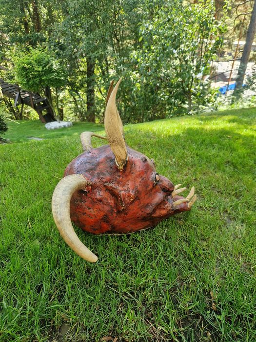 Кукерска маска ръчно изработена
