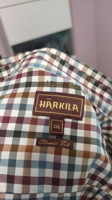 НОВА Мъжка риза Harkila 2XL с дълъг ръкав