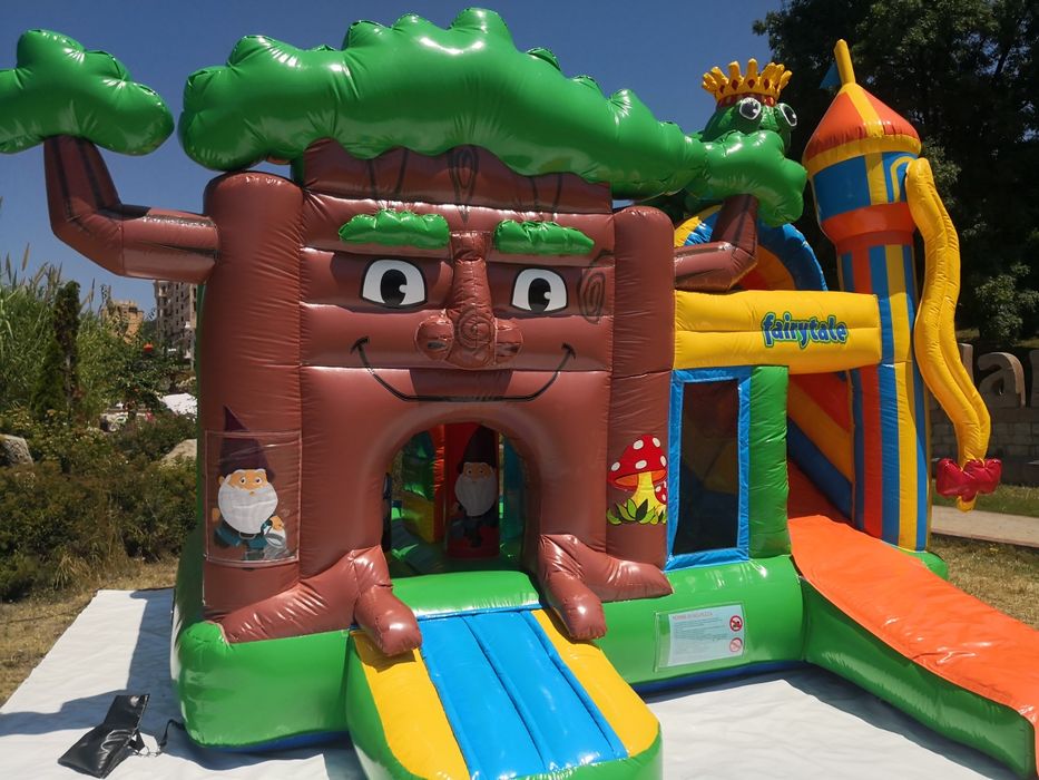 Надуваем батут, надуваема пързалка, надуваем замък под наем