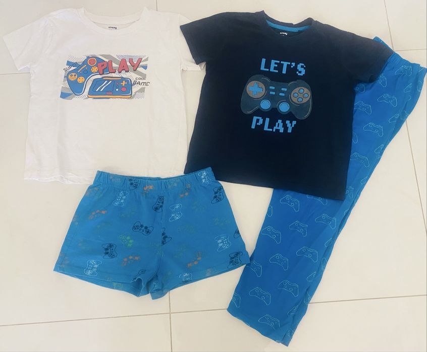 Lot 6 piese pijamale marimi 8-10 ani