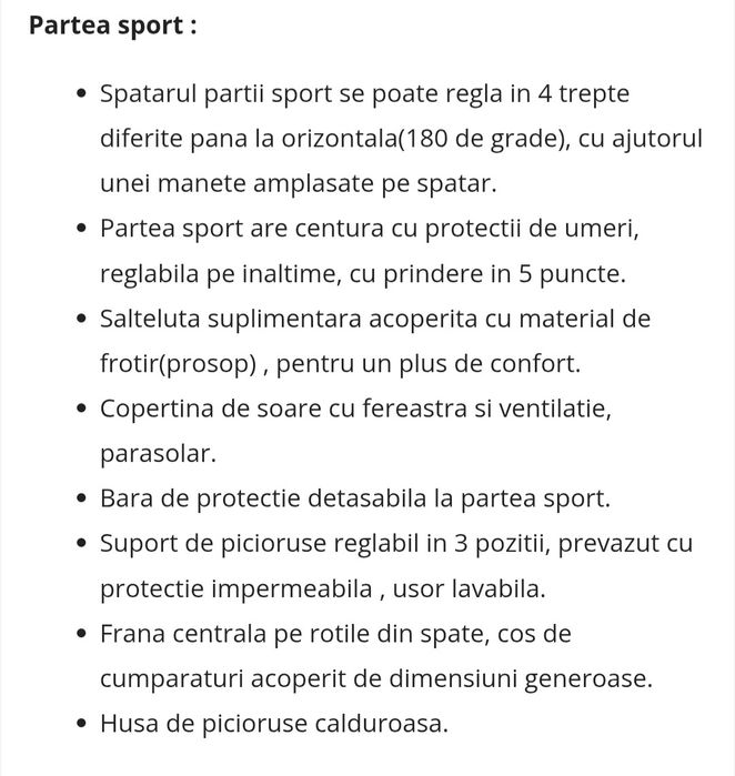 Vând cărucior Adamex 3 în 1