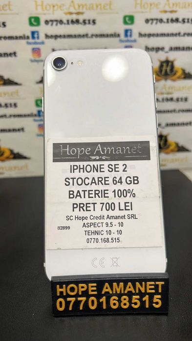 Hope Amanet P3 IPHONE SE 2 64GB / BAT 100%